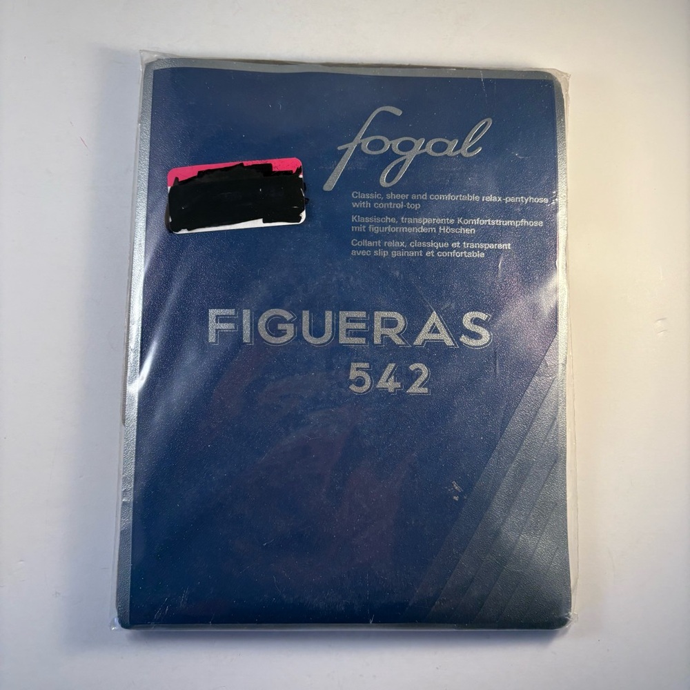 New Fogal Figuera Figueras 542 Women's Pantyhose Sz Small Brown Career‎ Dress